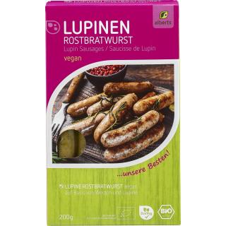 Lupinen Rostbratwürstchen,veg.