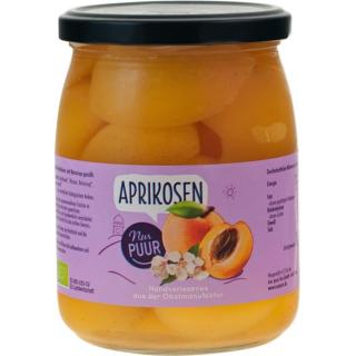 Aprikosen halbe Frucht