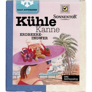 Kühle Kanne. Erdbeer-Ingwer