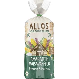 Amaranth Maiswaffeln Rosmarin und Meersalz