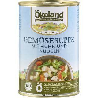 Bio-Gemüsetopf mit Geflügel
