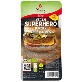 Wheaty Veganer Superhero Burger