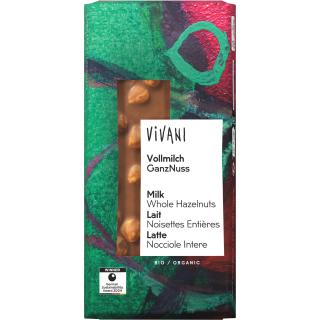 Vollmilch mit ganzen Nüssen