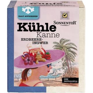 Kühle Kanne. Erdbeer-Ingwer